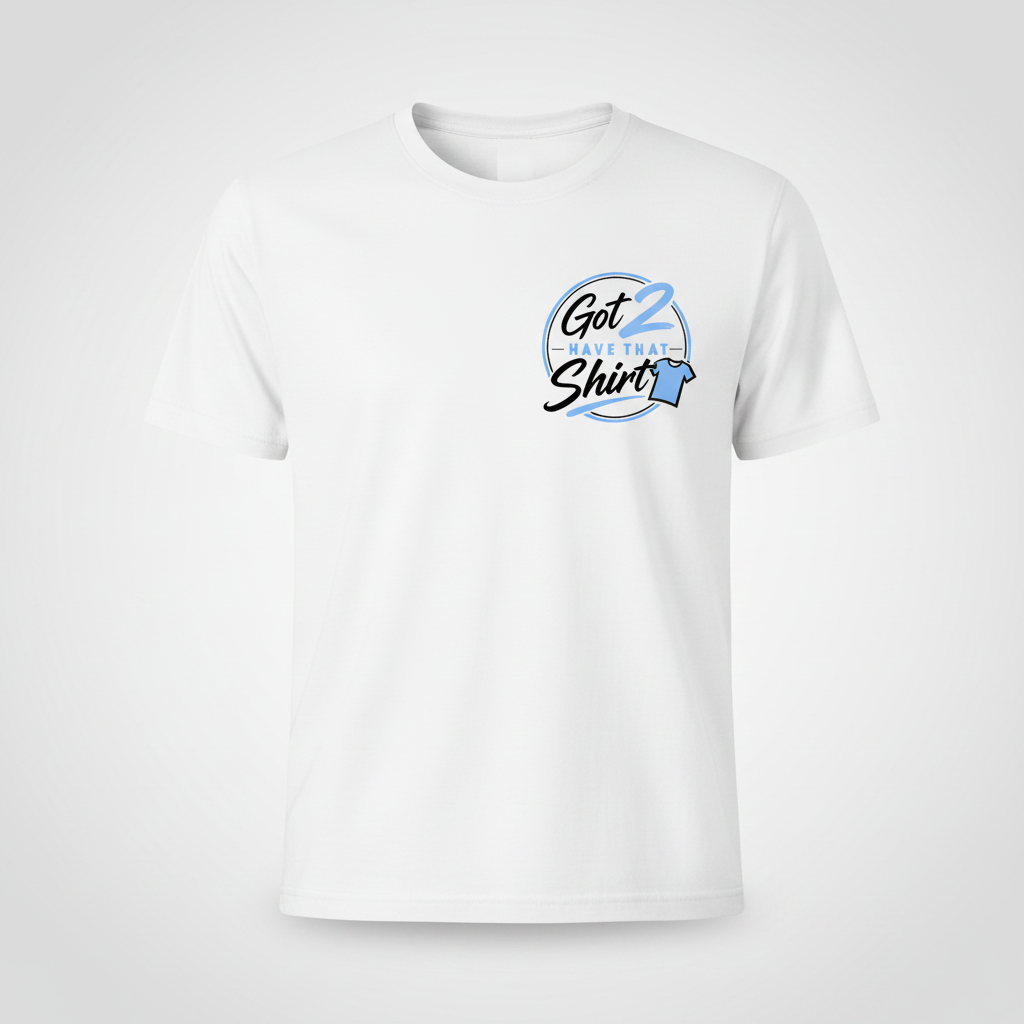 White DTF T-Shirt
